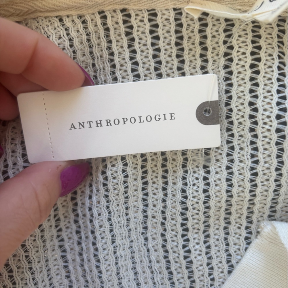 Blue Tassel at Anthropologie NEW WITH TAGS Collared Midi Dress Medium - Picture 10 of 12